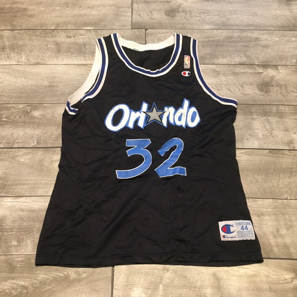 Vintage Champion Shaquille O’Neal Orlando Magic NBA Uniform Jersey Adult Medium